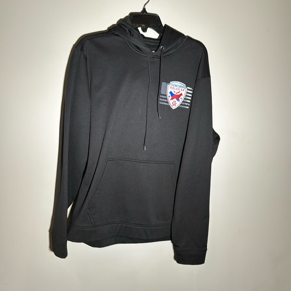 Ventura Police K9 Mens large New pull over hoodie